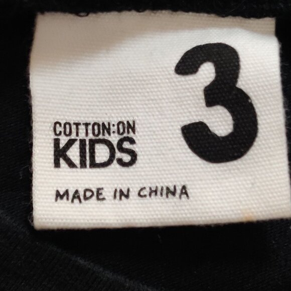 Cotton On Kids Girls 3 All Blacks Rugby Dress Black White Logo Print New Zealand - Picture 5 of 7